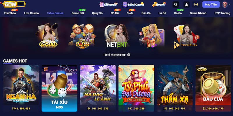 Nhà cái Tin88 uy tín, bảo mật cao